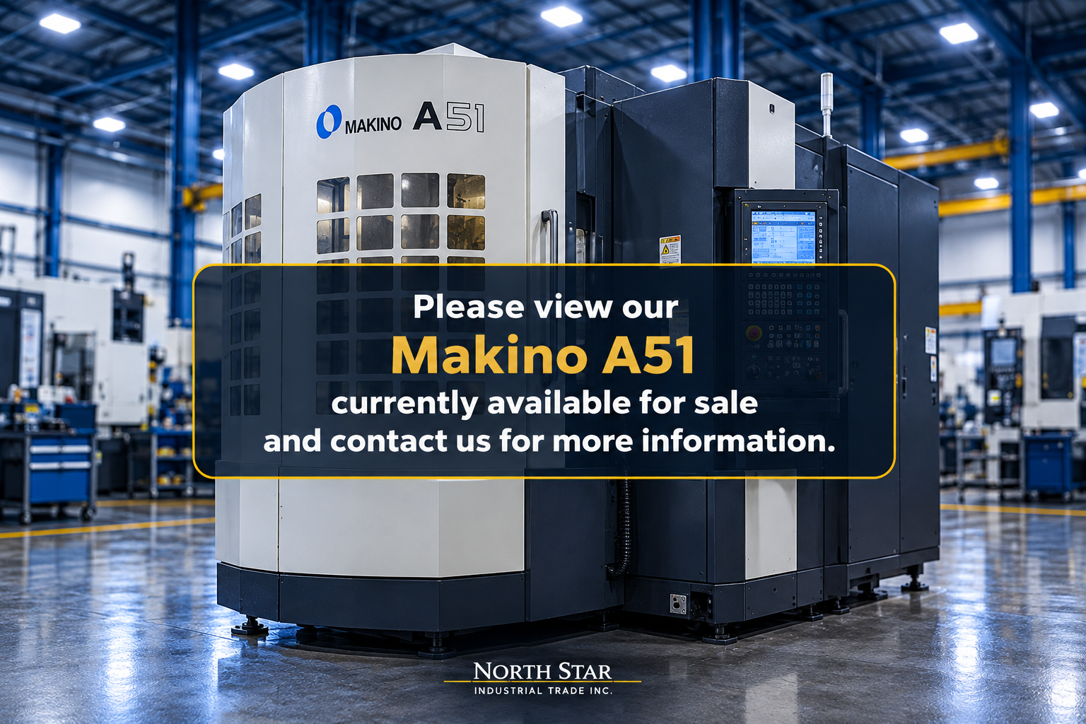 2008 Makino A51 Horizontal Machining Center — video poster