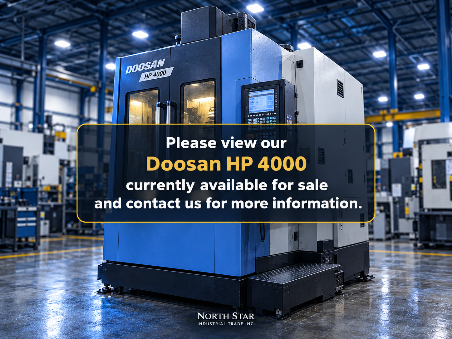 Doosan HP 4000 Horizontal Machining Center — video poster