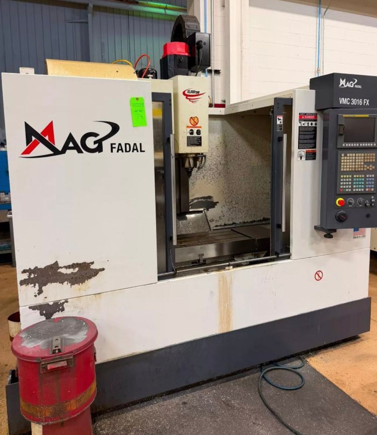 Fadal VMC 3016 FX Vertical Machining Center – 2008 used Vertical Machining Center (VMC) photo 4