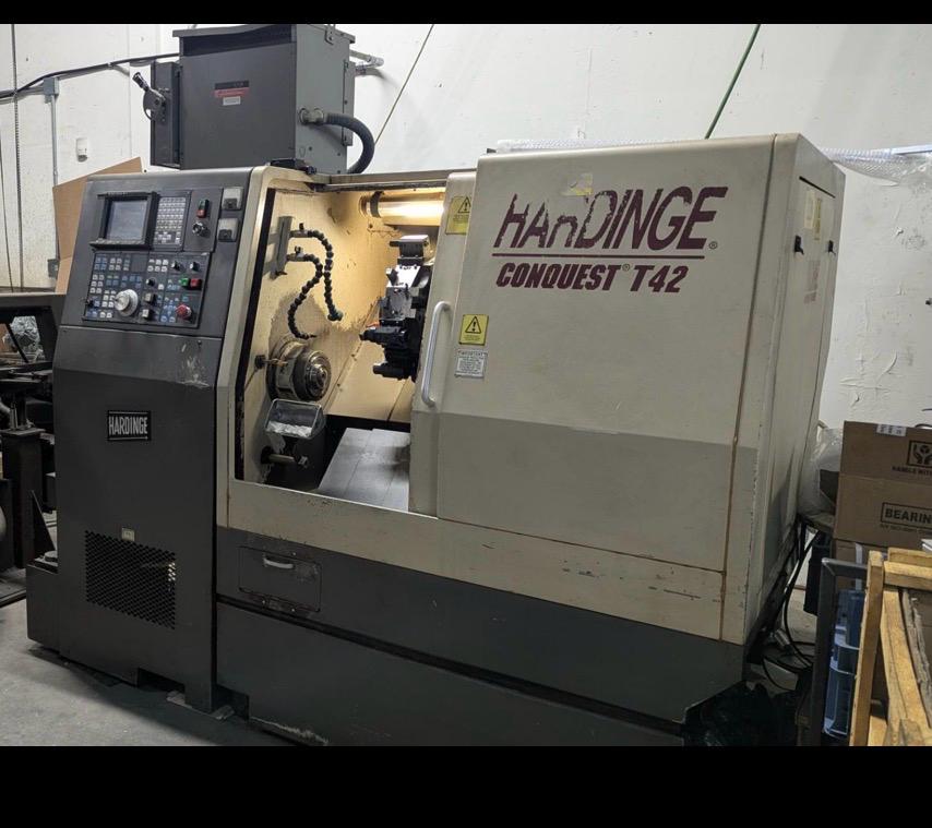 Hardinge Conquest T42 CNC Lathe used CNC Turning Center photo 1