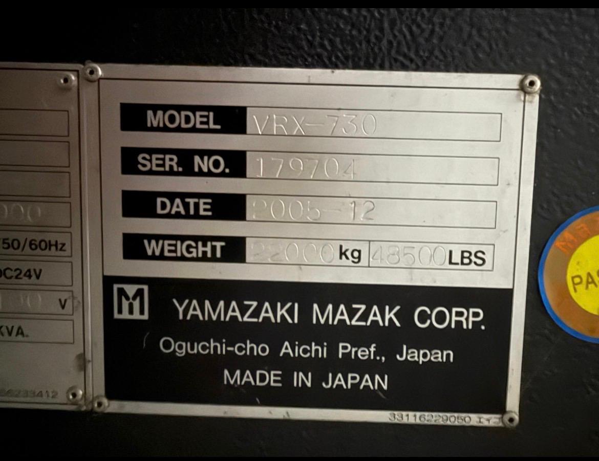 Mazak VARIAXIS 730-5X 5-Axis Machining Center used Multi-Axis CNC Machine photo 7